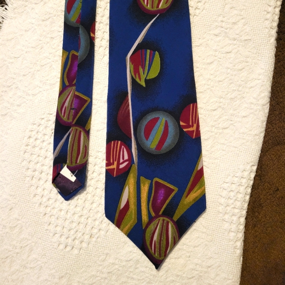 COPY - NWT Miles Davis Jazz Music Themed Necktie 100% silk